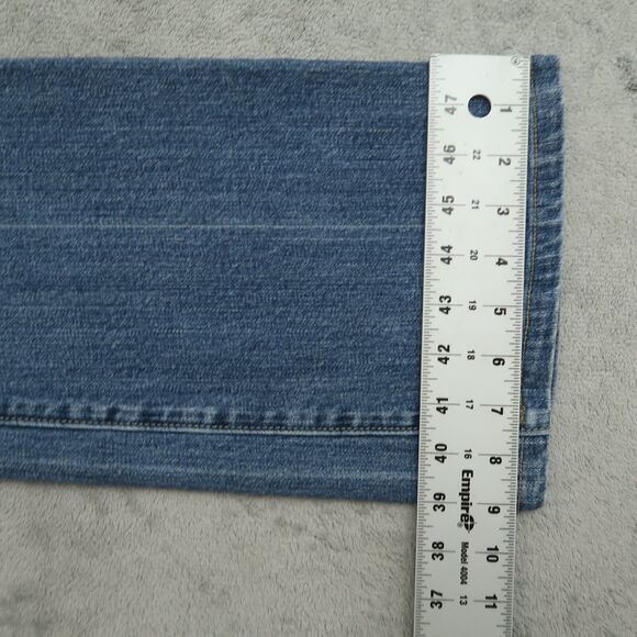 VIGOSS Jeans Junior's Size 13 Blue Mid-Rise Bootcut Denim Pants 29.5" Inseam - Picture 6 of 16